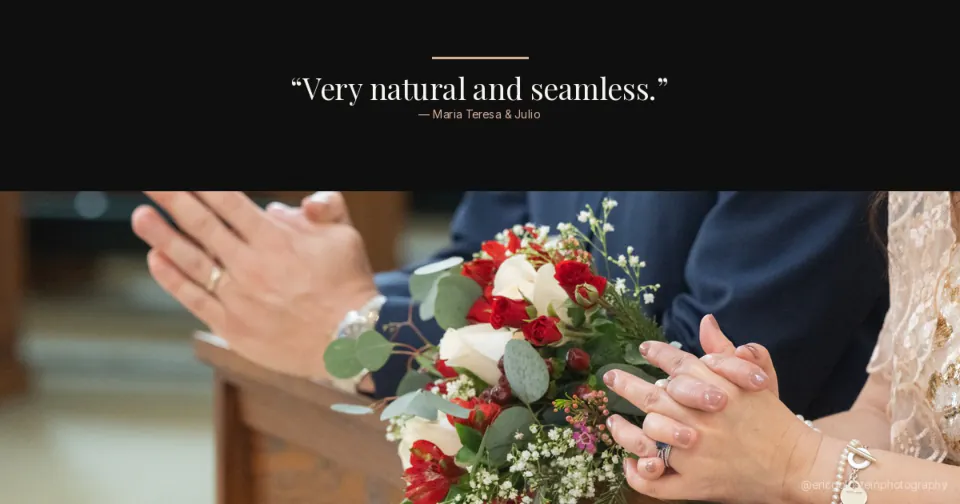 Candid emotional moment captured at a South Florida wedding ceremony