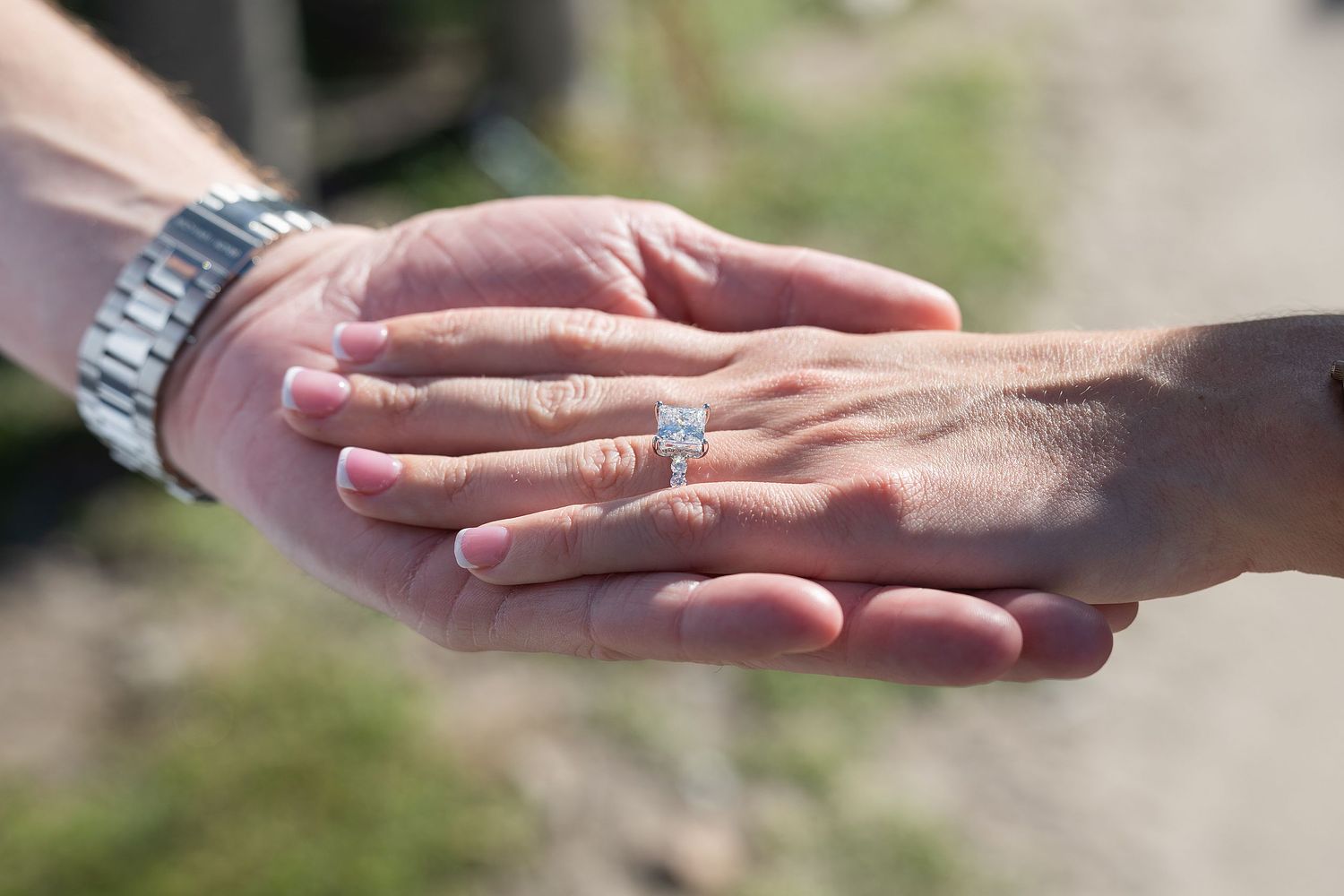 Engagement ring detail South Florida