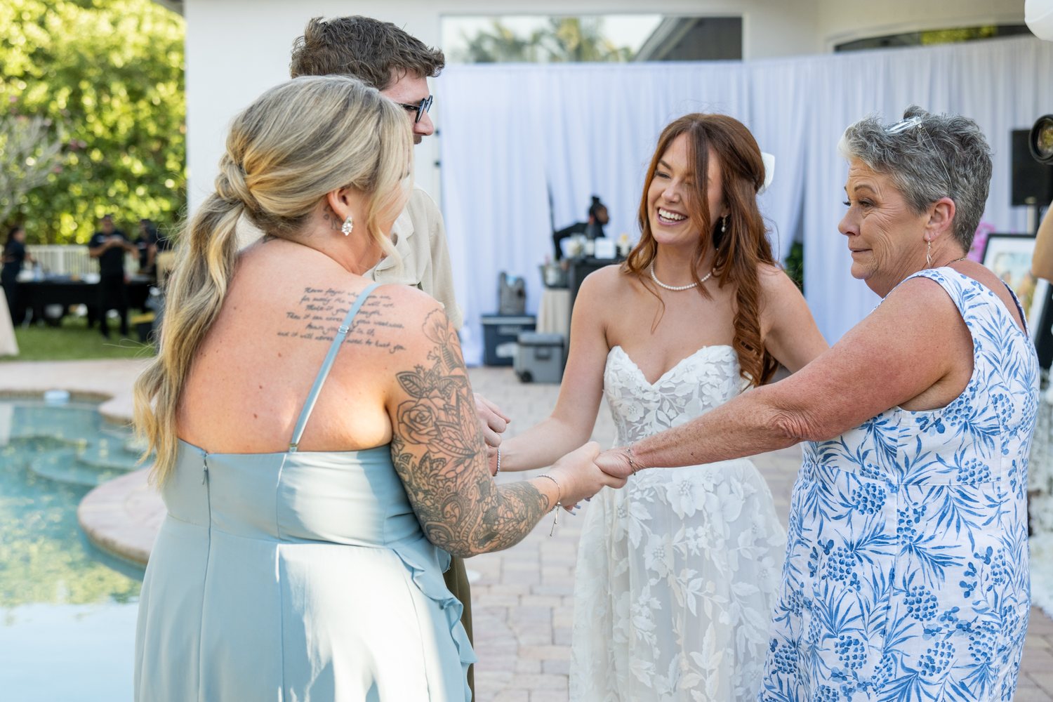 Wedding reception candid Florida
